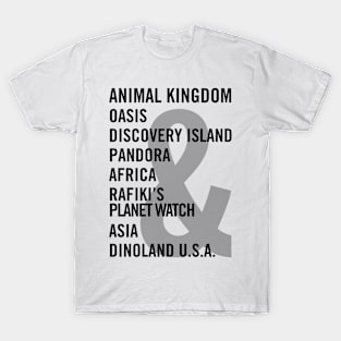 Themepark Areas T-Shirt